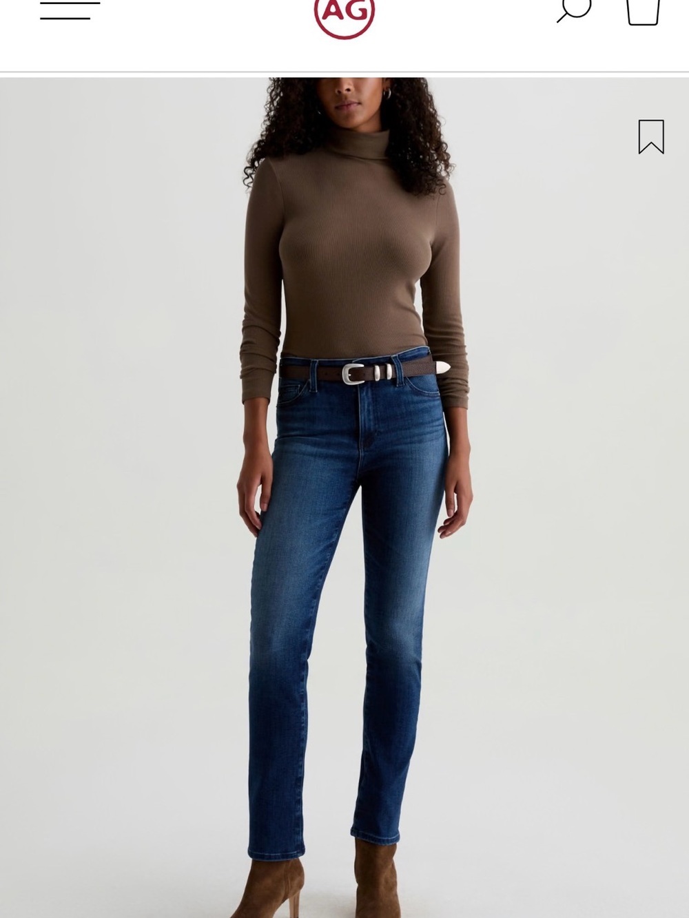 Ag Adriano Goldschmied Mari high rise  Straight Leg Jeans size 29